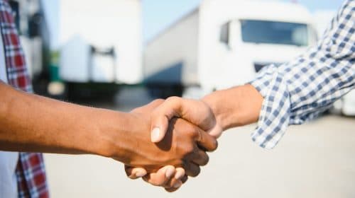 DOT compliance consultants meeting with a client